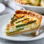 asparagus quiche recipe with creamy filling and flaky crust