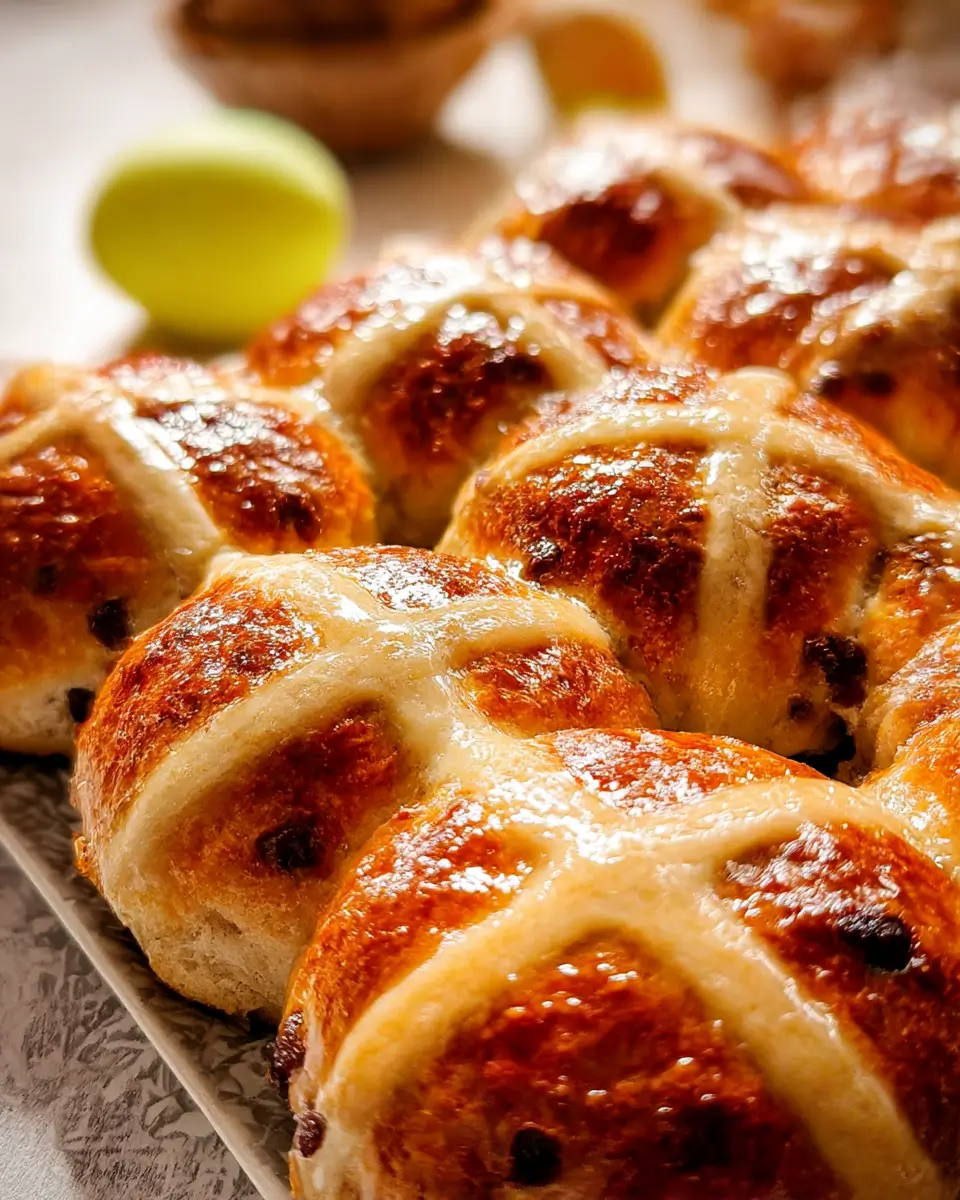 Fluffy Hot Cross Buns