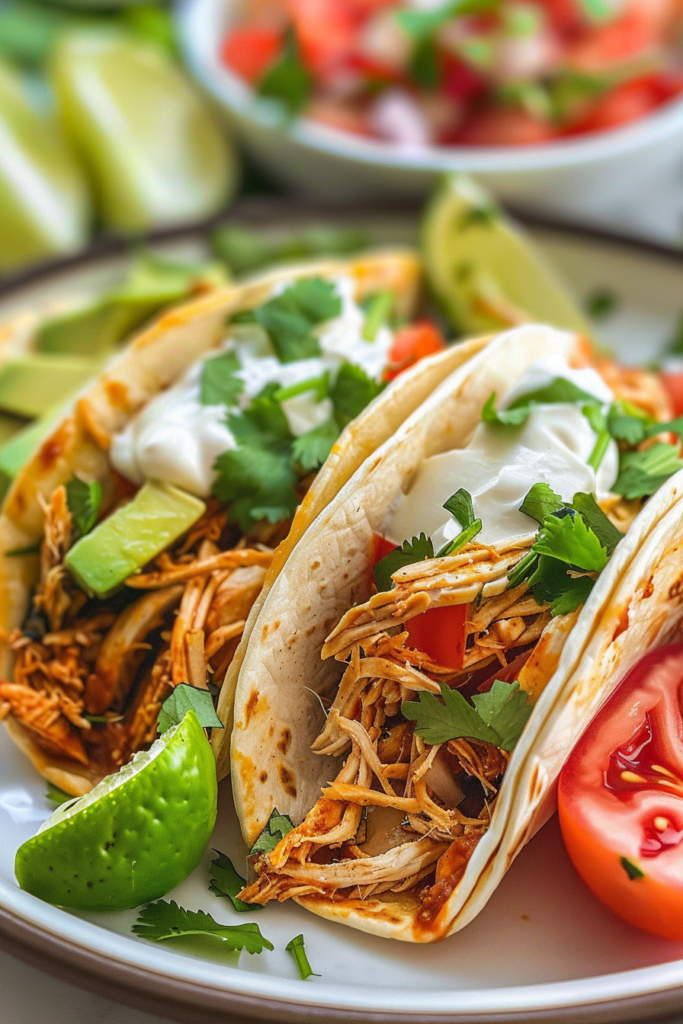 Easy Shredded Chicken Tacos