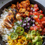 Chicken Burrito Bowl: A Zesty, Healthy Homemade Delight