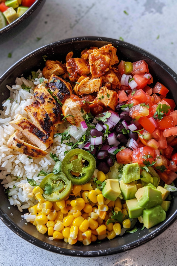 Chicken Burrito Bowl: A Zesty, Healthy Homemade Delight