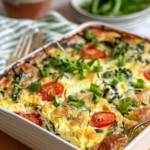 Savory High Protein Breakfast Bake: Easy Morning Meal Prep