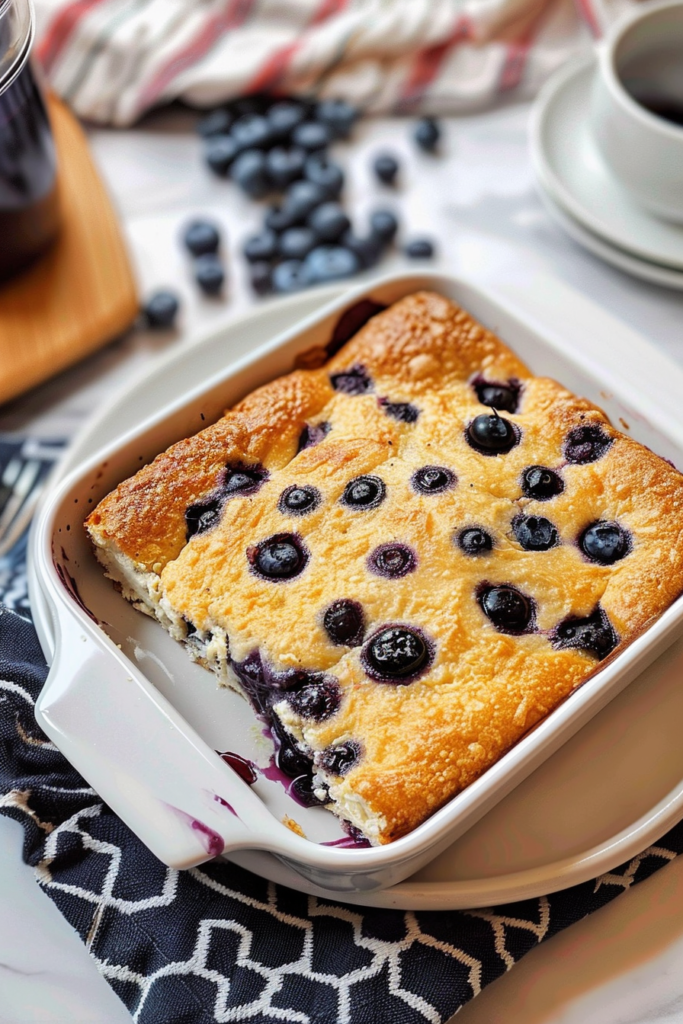 The Perfect Blueberry Cottage Cheese Bake Recipe