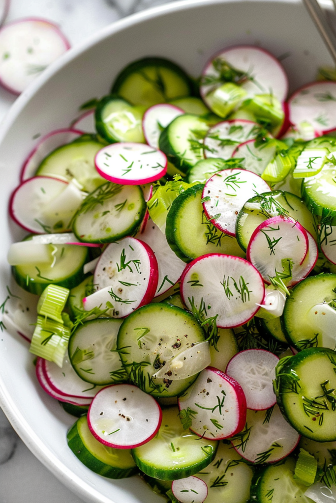 Refreshing Cucumber Radish Salad: A Crisp Summer Classic