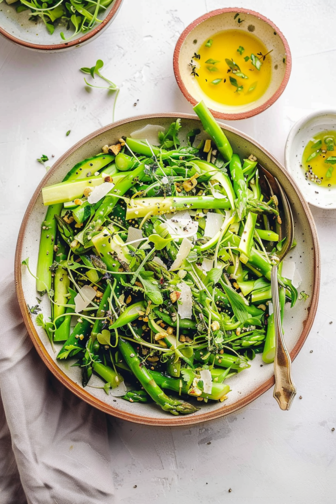 Shaved Asparagus Salad Recipe for Spring