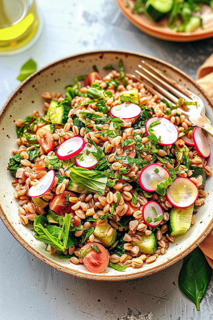 Spring Farro Salad: A Bright, Herby Main Dish