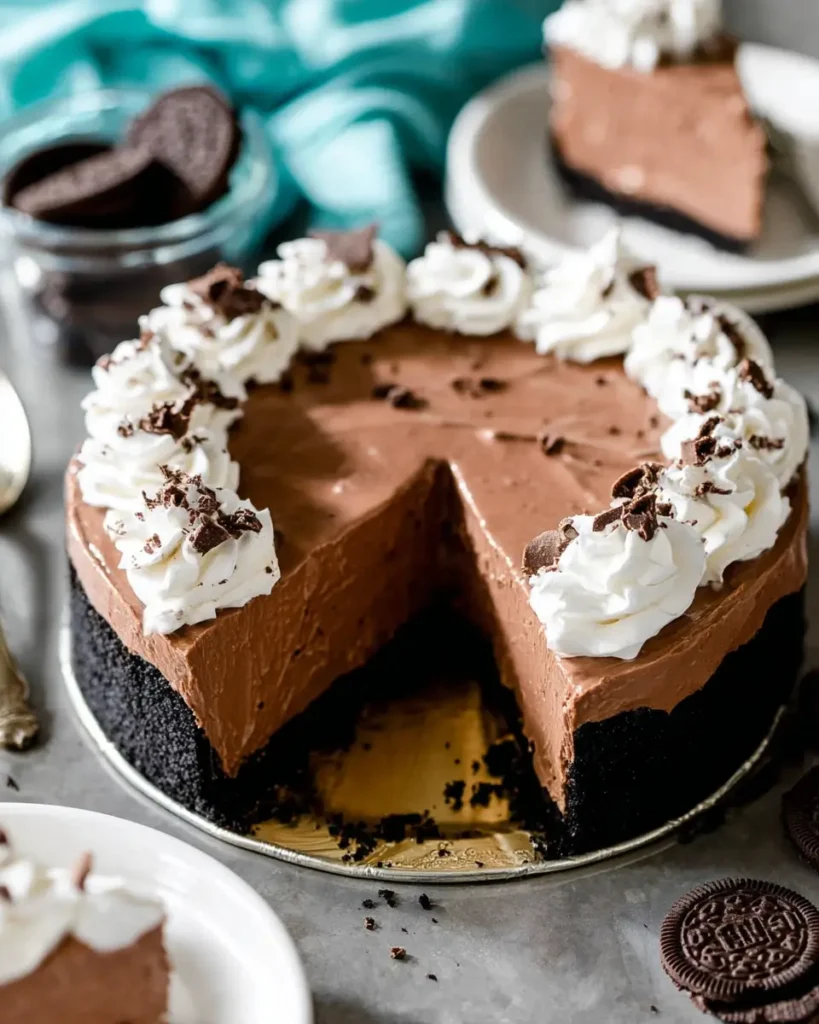 No-Bake Summer Desserts topped with whipped cream and chocolate shavings