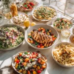 easy summer dinner ideas for family with fresh meals and colorful dishes