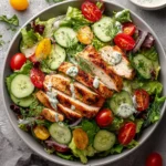 easy summer salads for dinner with chicken greens and fresh vegetables