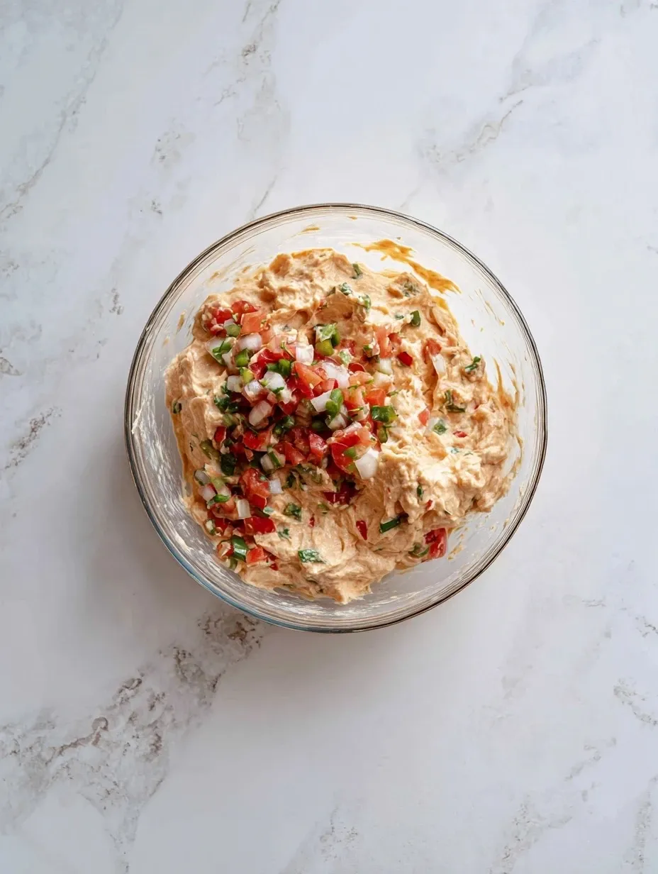 Serving the queso for the philly cheesesteak dip (step 5)