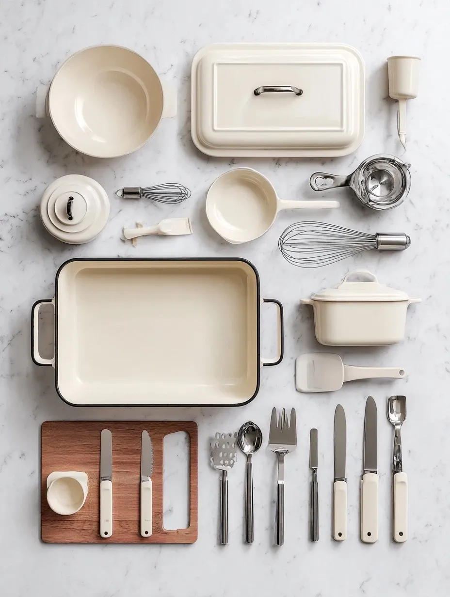 Essential equipment for making creamy chicken enchiladas
